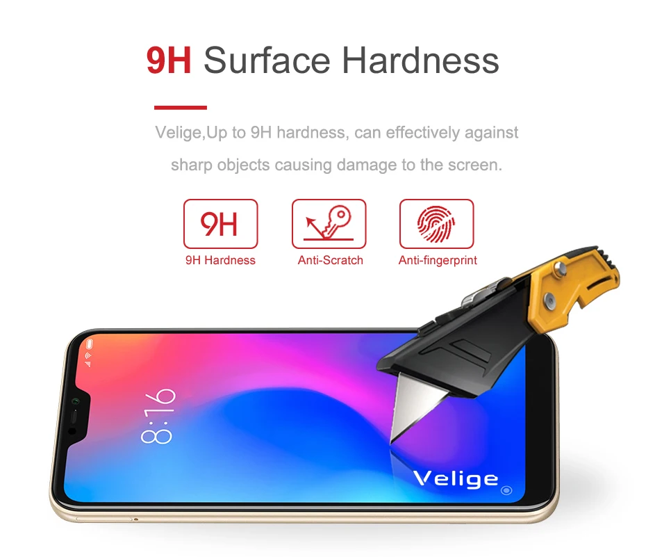 2 шт./упаковка Защитное стекло для Xiaomi Mi A2 Lite MiA2 | Мобильные телефоны и аксессуары
