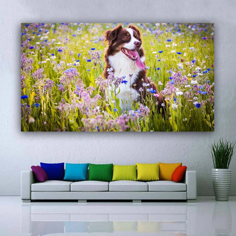 RELIABLI ART Posrer собака животные картины печать настенные для гостиной куадро