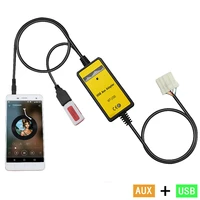 car auto cd adapter mp3 3 5mm aux tf sd usb for mazda 5 323 miata mx5 mpv rx8 aux cable the 3 5 mm audio adapter oem qx023