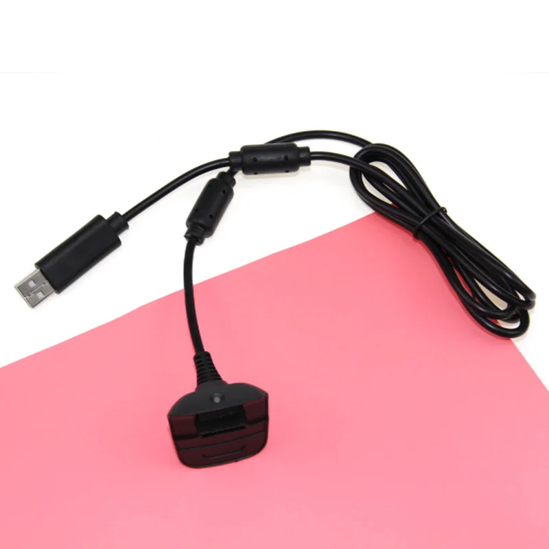 5 шт./лот черное Зарядное устройство USB зарядный кабель шнур комплект для Xbox 360