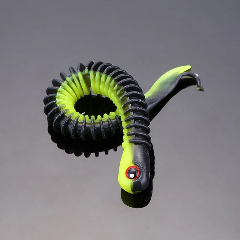 Разные цвета 1 предмет в соленой и пресной воде резиновая рыболовные приманки