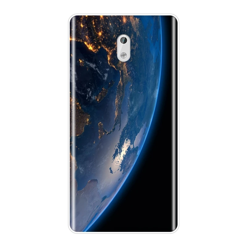 Задняя крышка из ТПУ для Nokia 1 2 3 5 6 8 космический синий звезда мужской крутой