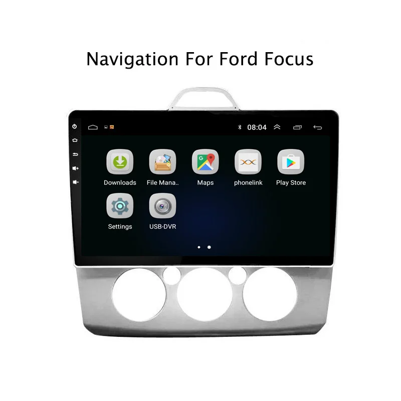 Ectwodvd 9 &quotAndroid 8 1 автомобильный dvd-плеер gps навигация для Ford Focus 2006 2007 2008 2009 2010 2011 2012