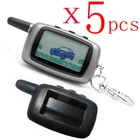 Брелок для ключей Starline A9 Twage, ЖК-пульт дистанционного управления для запуска и остановки автомобильной сигнализации, двухсторонний, 5 шт.