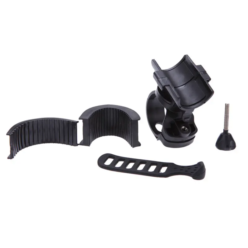 360 градусов велосипедный зажим вспышки светильник держатель светодиодный