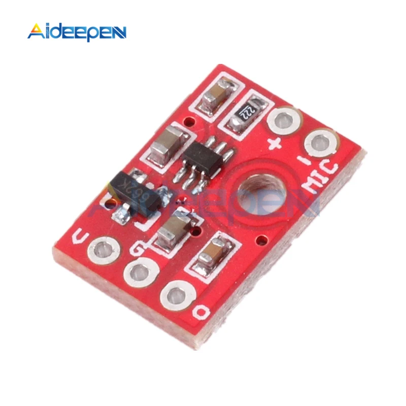 Модуль усилителя платы микрофона для Arduino 3 В-6 В постоянного тока MAX9812L |