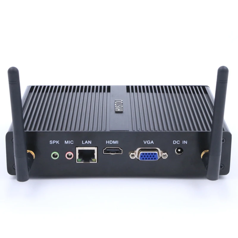 HYSTOU Intel Core i3 безвентиляторный мини ПК 6006U Win10 четырехъядерный J1900 4K HD HDMI VGA HTPC Linux маленький ПК i3 7100U компьютер