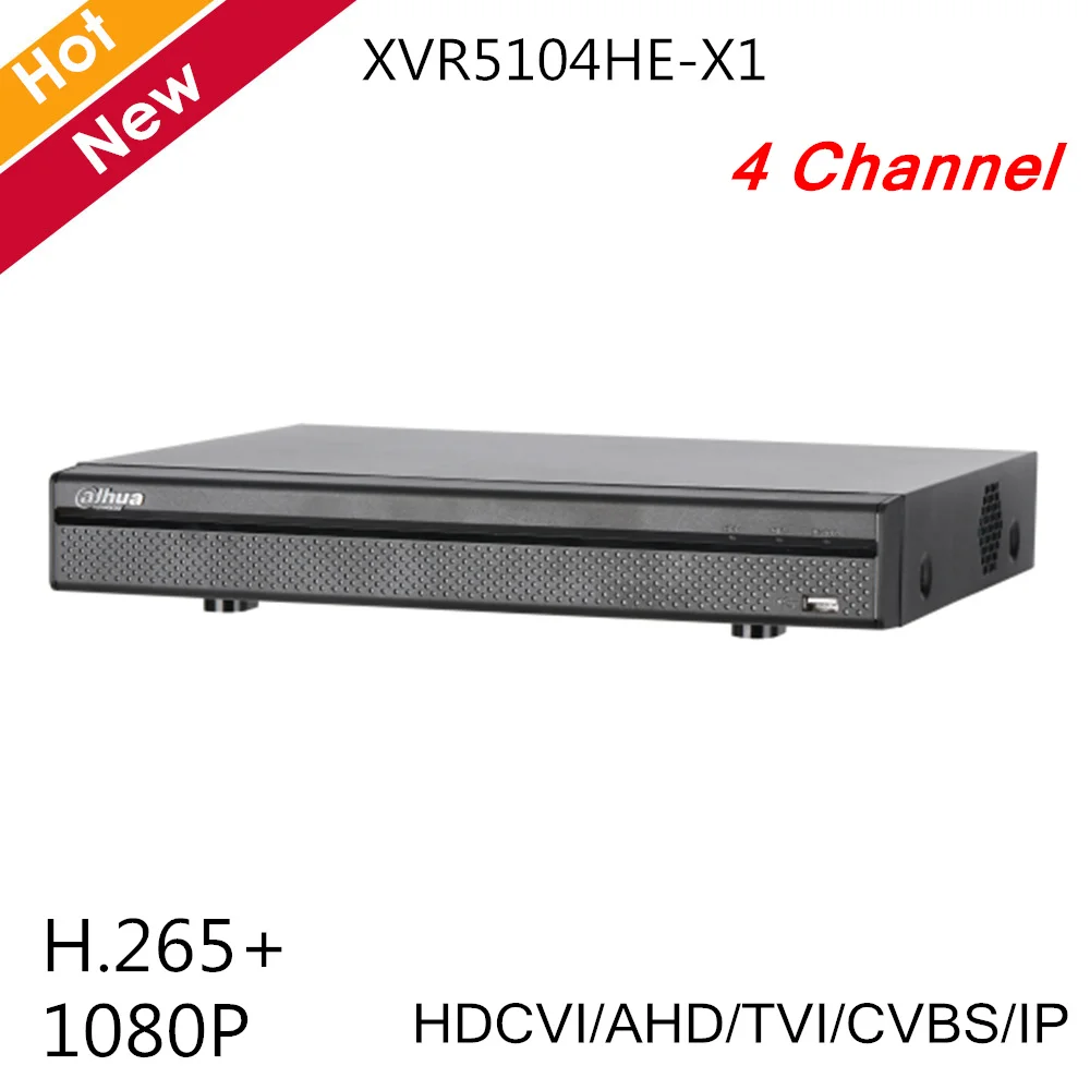 Dahua 4 канальный пента Брод 1080P Мини 1U цифровой видеорегистратор H.265 + смарт поиск и