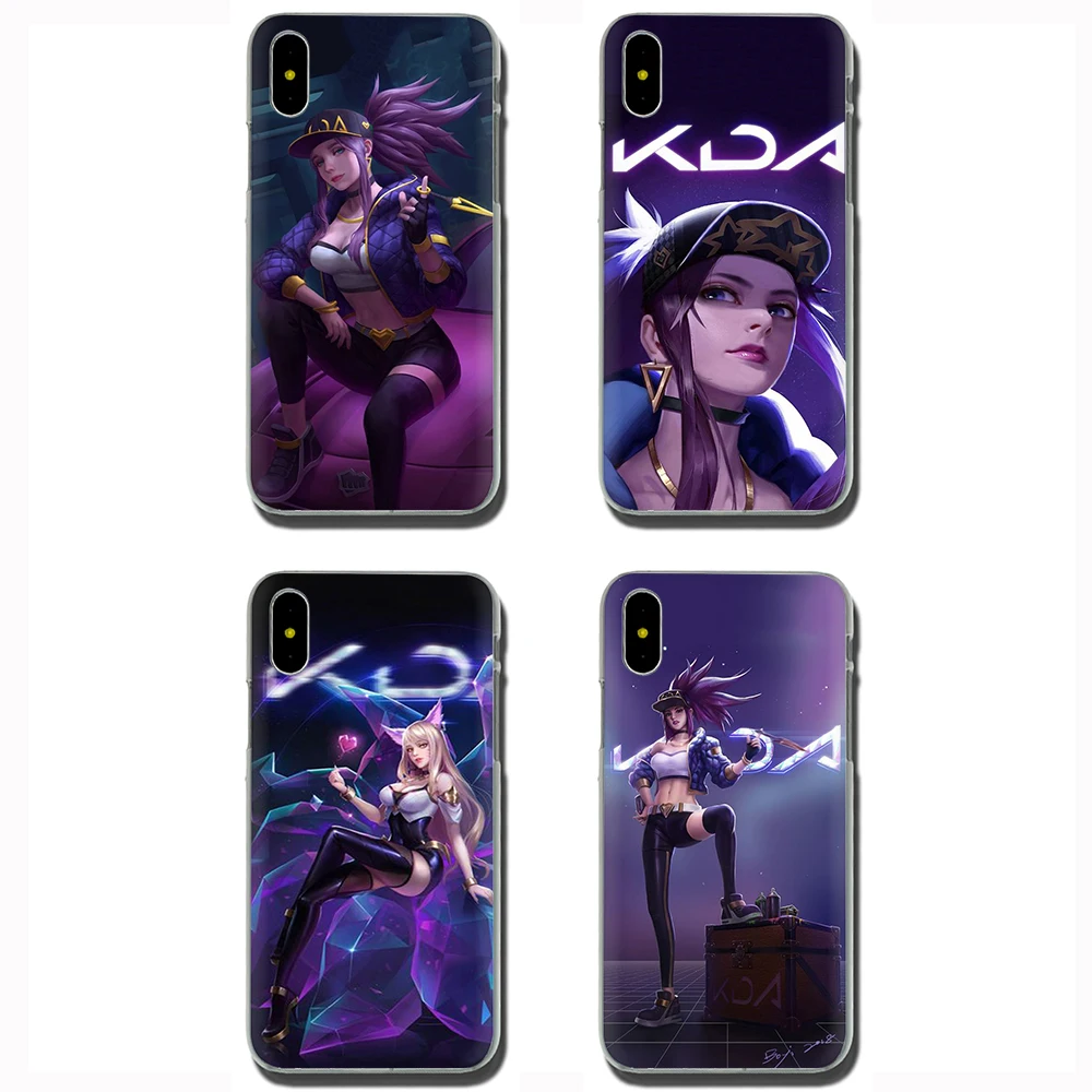 Лига Легенд kda kaisa жесткий чехол для телефона для iPhone 5 5S 6 6s 7 8 plus X XR XS 11 Pro Max