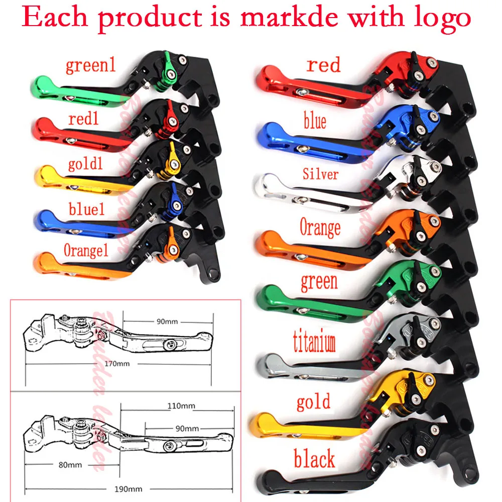 Для SUZUKI GSR 750 2011-2016 600 2006-2011 аксессуары для мотоциклов CNC короткие рычаги тормоза и