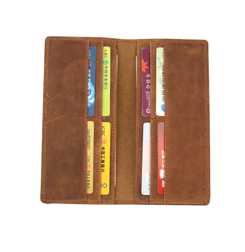 

COWATHER 2021 new men wallets vintage cow crazy horse luxury leather good Manual male purse carteira masculina original brand