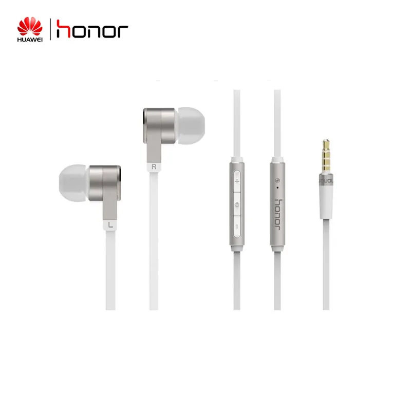 Наушники Huawei Honor AM13 3 5 мм в уши с пультом дистанционного управления и микрофоном