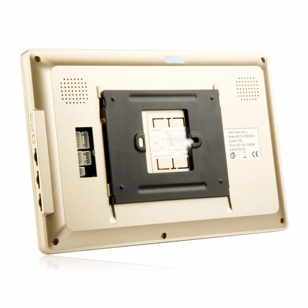 YoBang Security 10" Video Intercom Door Phone System With 1 Monitor 5 RFID Card Reader HD Doorbell Camera In Stock Wholesale |