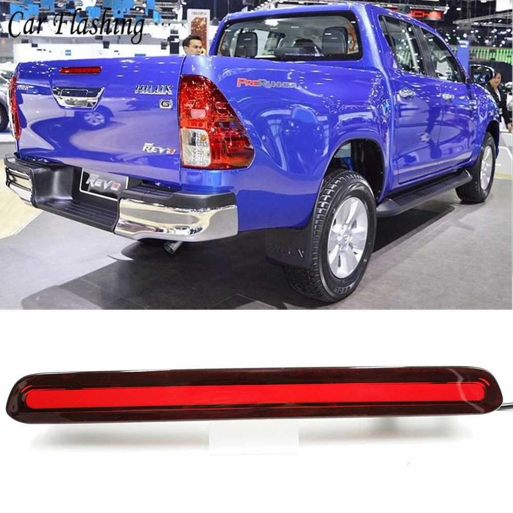 1 комплект светодиодный Отражатель COB лампа заднего DRL для Toyota Hilux Revo 2015 2016 2017 2018