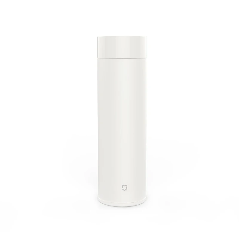 White Оригинальная вакуумная колба Xiaomi, чашка, 500 мл, нержавеющая сталь, термос, бутылка для воды, 12 часов, тепловая/холодная изоляция, термальная для путешествий - Цвет: White