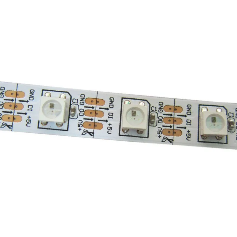 Программируемая цветная светодиодная лента 5mX APA104 RGB 5 в пост. Тока 60 светодиодов/м