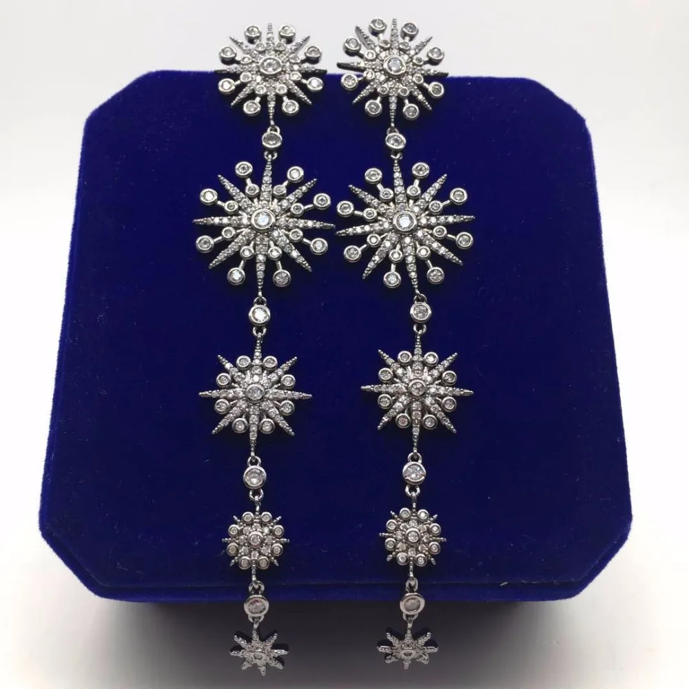 Длинные серьги подвески в виде звезд для женщин 5 шт.|earrings for|dropping earrings for womendrop |