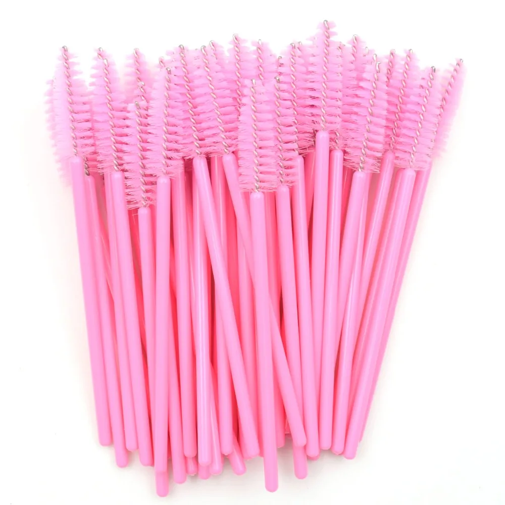 50pcs Eyelashes Brushes Makeup Brushes Eyelash Extension Disposable Mascara Wands Applicator Eye Lashes Cosmetic Brush Makeup