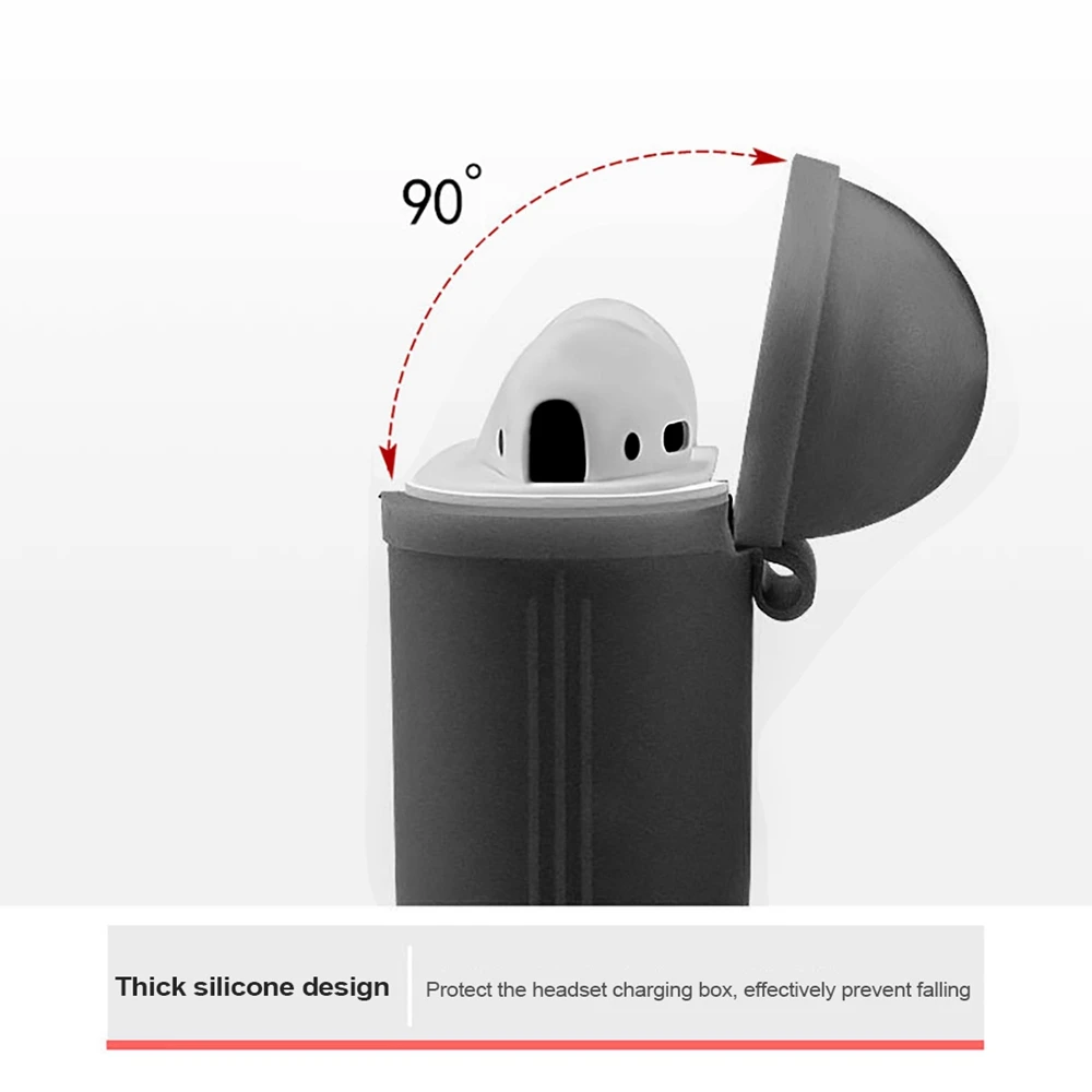 ТПУ Силиконовые чехлы для беспроводных наушников Bluetooth защитный чехол AirPods