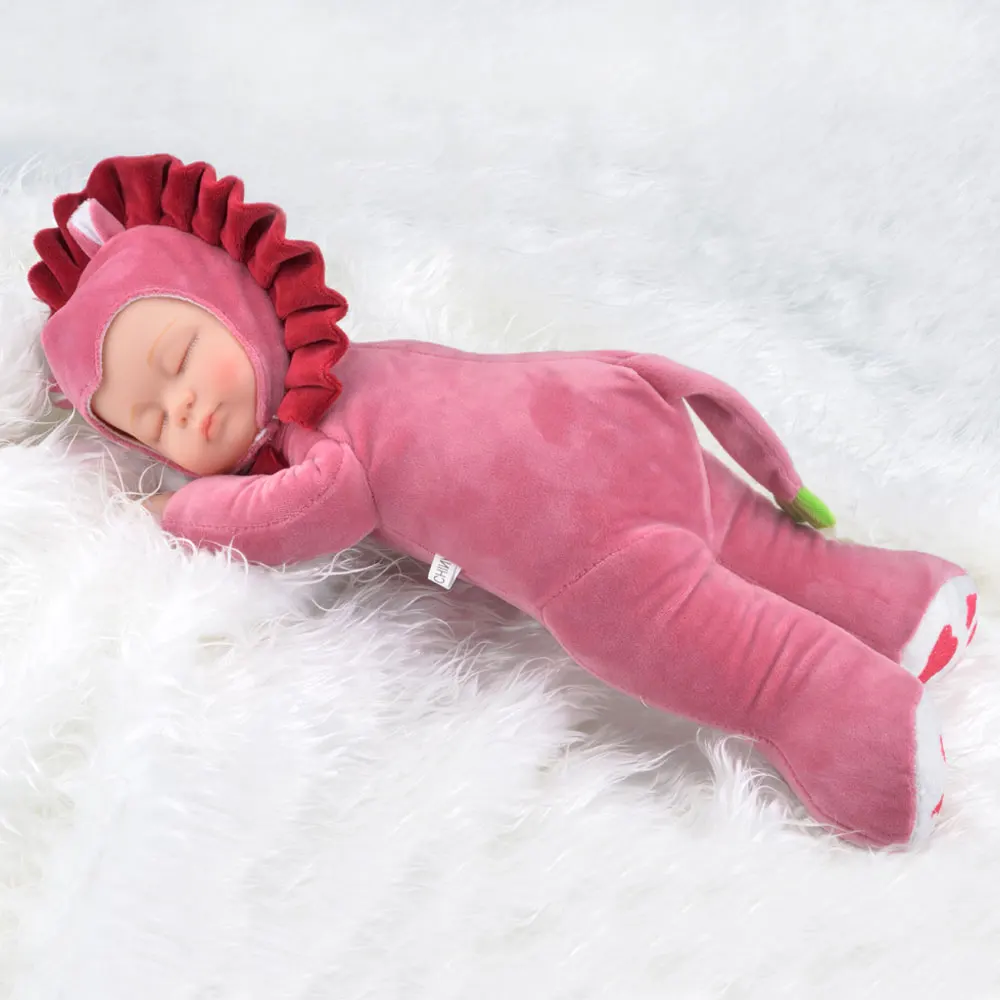 42 см плюшевые куклы Игрушечные лошадки Reborn Baby Lion Kawaii закрыть Средства ухода для