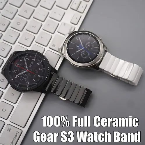 Ремешок керамический для наручных часов Huami Amazfit Samsung Gear S3 Galaxy 100% | Наручные часы