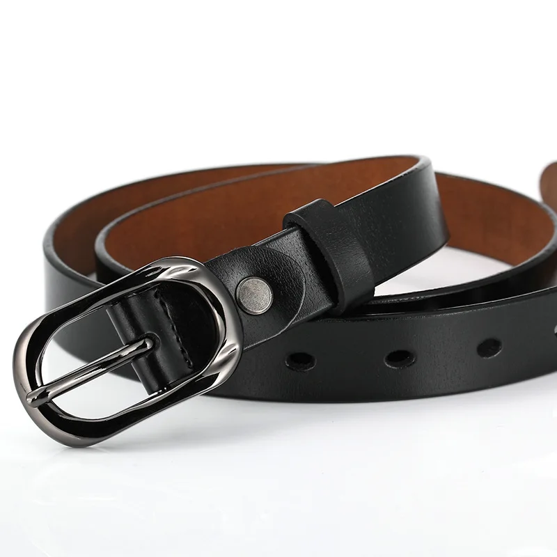 BTBELT Для женщин Серый Пряжка ремень женский из натуральной кожи модные джинсы