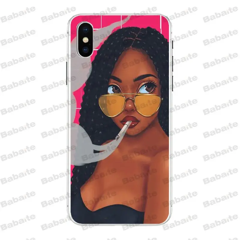 Babaite Black Girl Magic Melanin Poppin Coque Shell чехол для телефона iPhone8 7 6 6S Plus X XS XR XSMax 5 5s SE 5c11 11pro 11promax