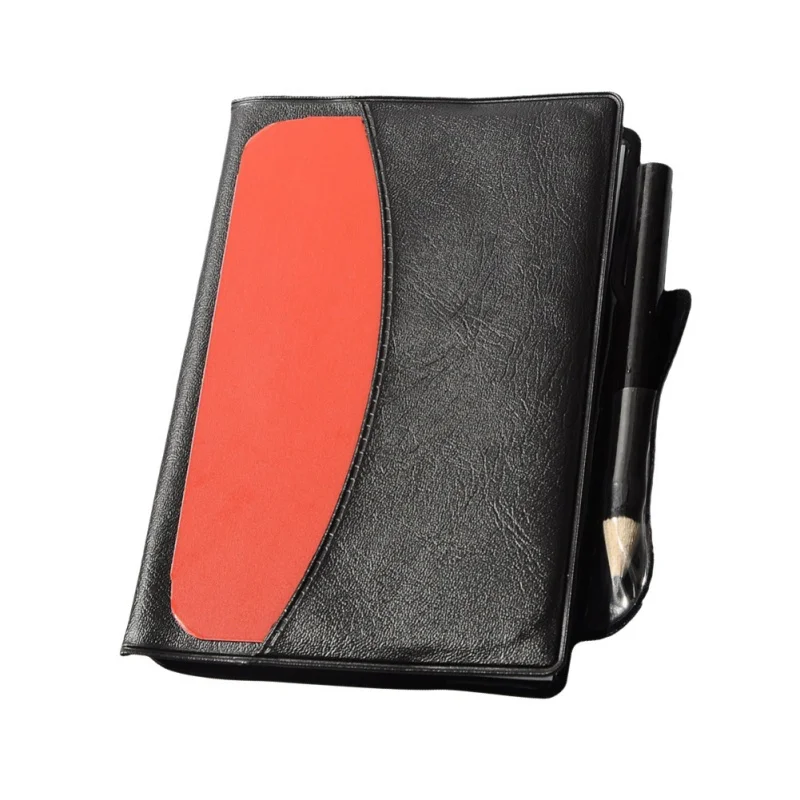 Футбольный судья красный желтый карточный карандаш спортивный блокнот