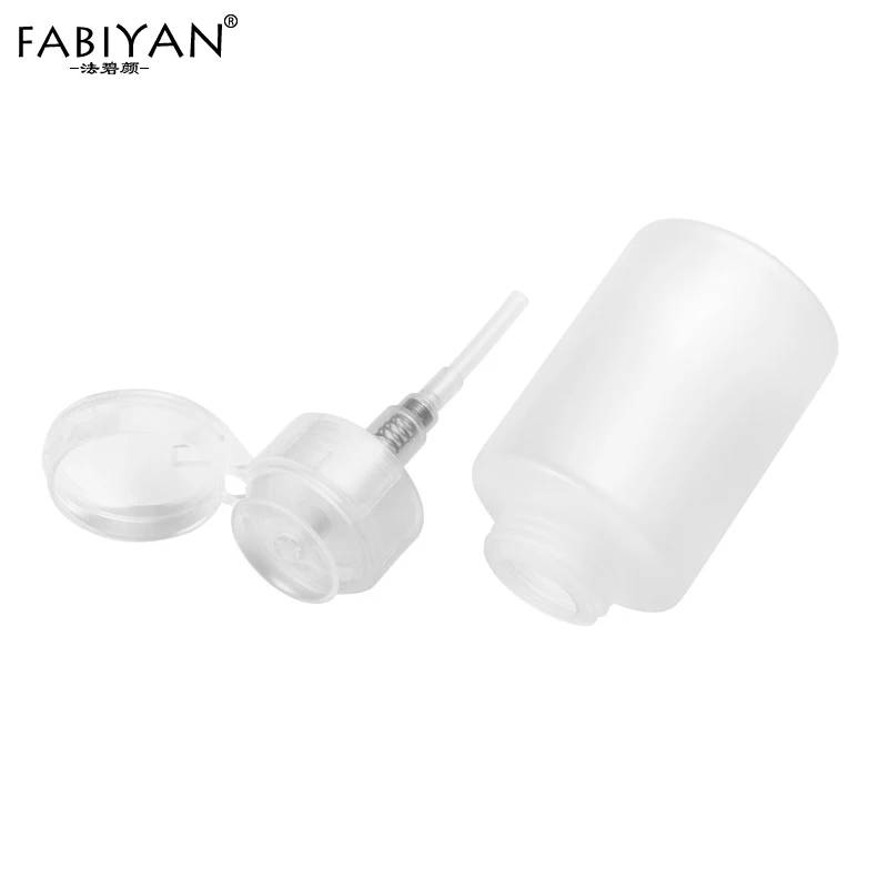 150ML Empty Bottle Pump Dispenser Plastic Polish Remover Cleaner Portable Travel Makeup Nail Art Manicure Tool Professional|pump dispenser|empty