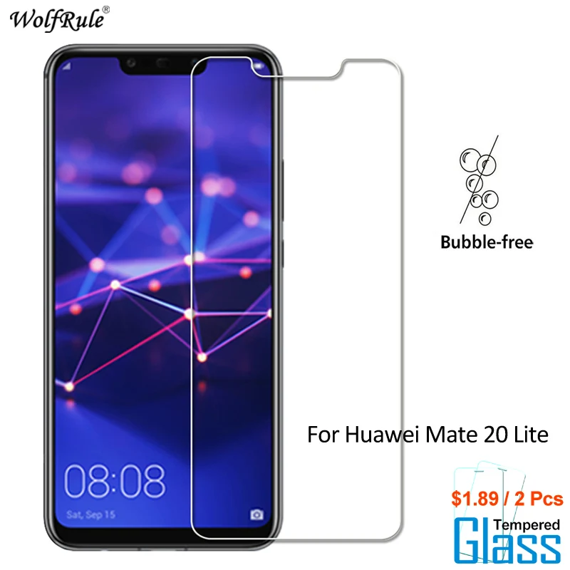 2 шт для стекла Huawei Mate 20 Lite защита экрана закаленное стекло стеклянная Защитная