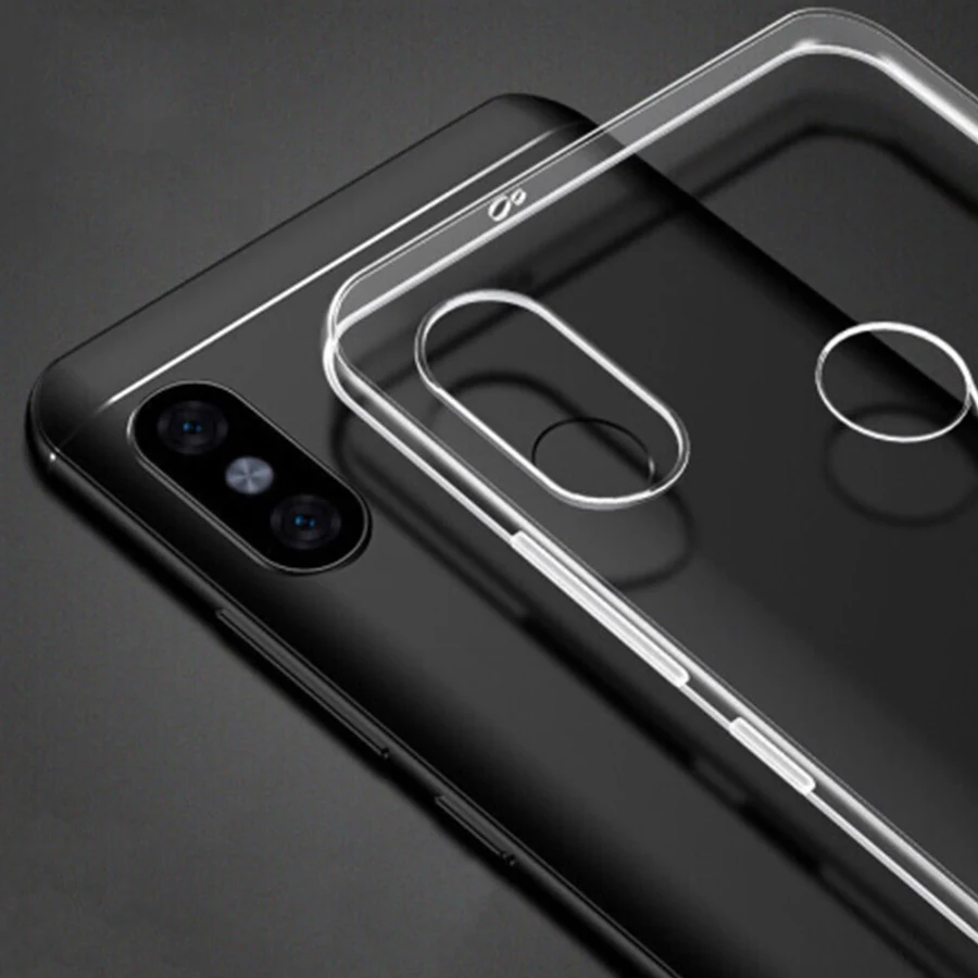Altroplas Transparent Silicone Case For Xiaomi Redmi 5A/5 Plus/Note 2/Note 3/Note 5 Pro/4X Nature Rubber Soft Shockproof Cover |