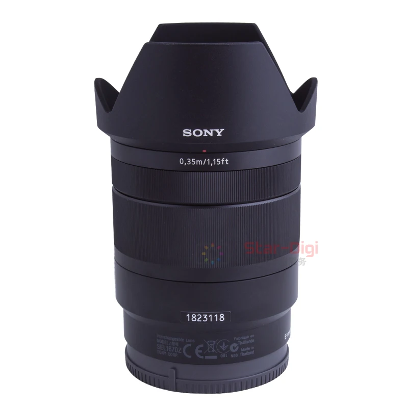 Объектив SONY SEL1670Z Sony E 16-70 для Vario-Tessar T * мм f/4 ZA OSS Объективы sony A6500 A6300 A6000 A5000 A5100 |