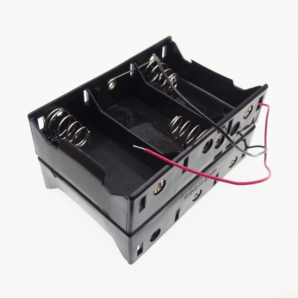 2 шт. двухслойный держатель для аккумулятора 6 размер D 6x1 5 в |