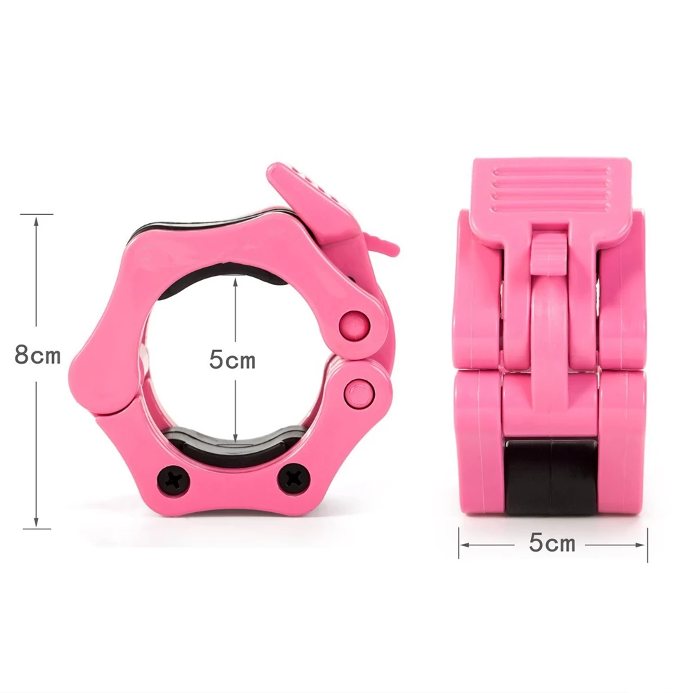 1 пара Олимпийские зажимы штанги для фитнеса и тяжелой атлетики|barbell collar|olympic barbell