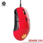 Бесплатная доставка SteelSeries Sensei 310 Mars красная зеркальная версия выживания острый видео игровая мышь