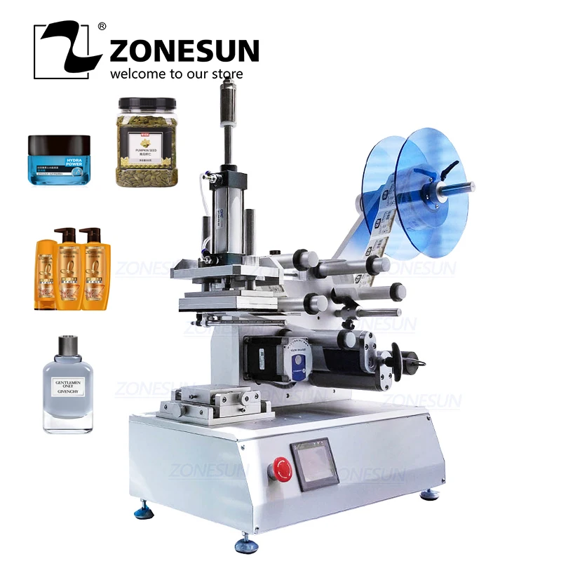 ZONESUN настольная промышленная полуавтоматическая XL T802 ПЭТ пластиковая жестяная