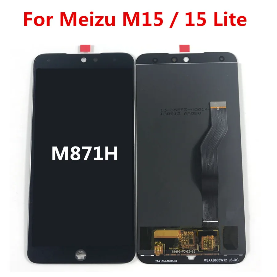 Сменный ЖК дисплей 5 46 дюйма для Meizu M15 полноэкранный 15 Lite M871H кодирующий