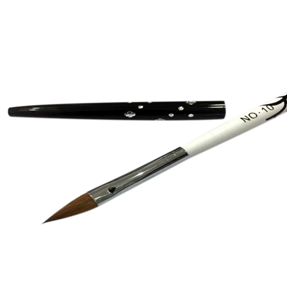 1 шт. Полезная № 8 кисть для дизайна ногтей Съемная акриловая резьба ручка