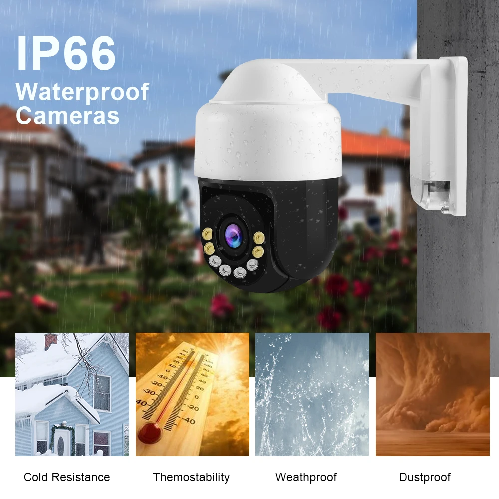 Фото ZGWANG 1080P HD POE Camera IP66 Waterproof Outdoor PTZ IP Night Vision 4X ZOOM Lens Audio Dome Security Безопасность и защита ZGWANG 1080P HD POE Camera IP66 Waterproof Outdoor PTZ IP Night Vision 4X ZOOM Lens Audio Dome Security Безопасность и защита