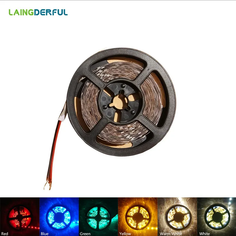 LAINGDERFUL полосы светодиодный света 60 s/М Epistar AC/DC12V гибкий свет SMD2835 RGB Светодиодные