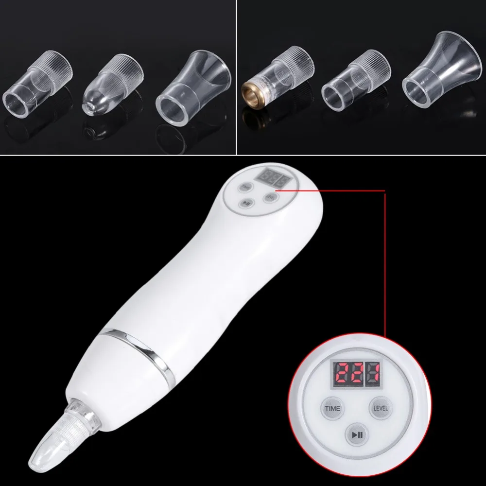 Микро дермабразия вакуум удаление черных пор очиститель черная головка для