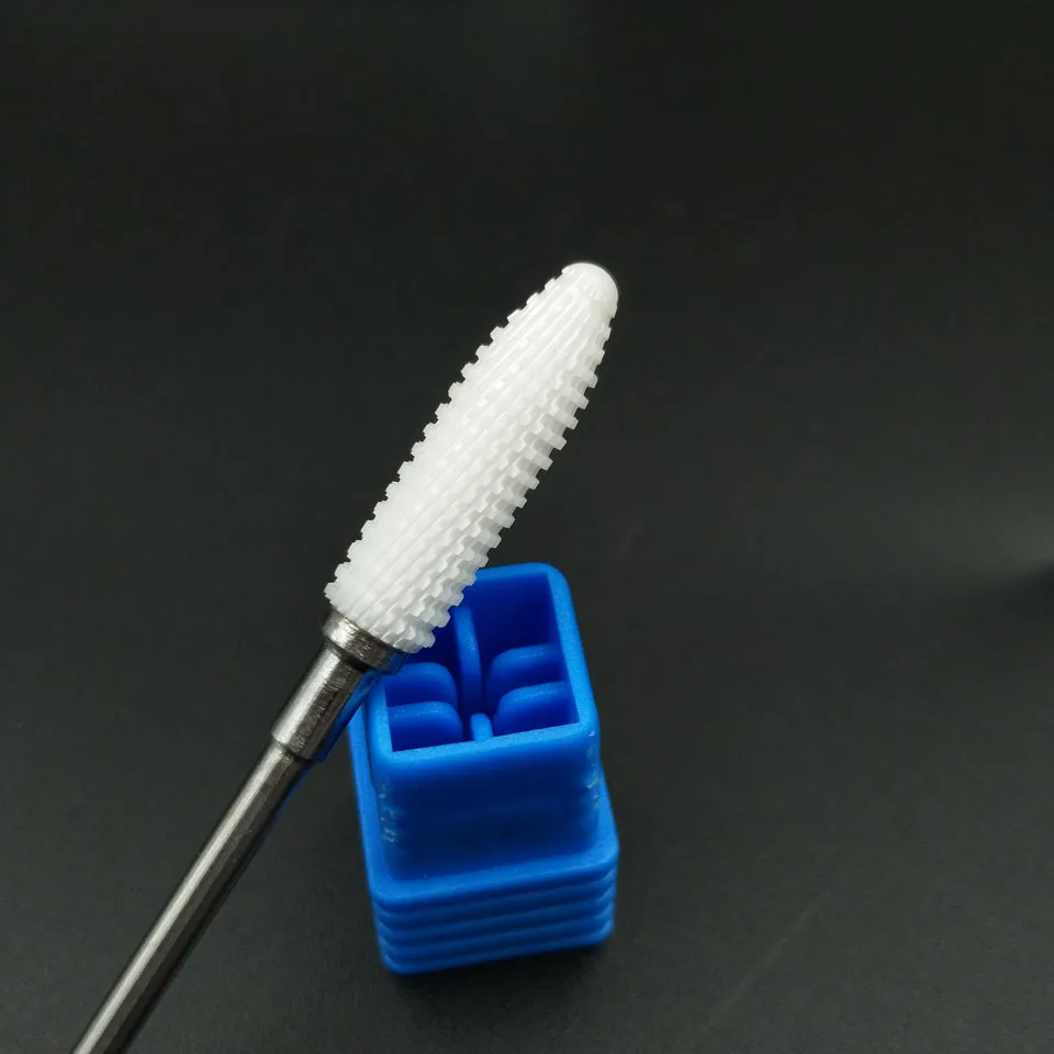 Большое керамическое сверло для педикюра HYTOOS инструменты кутикулы 3/32 дюйма биты