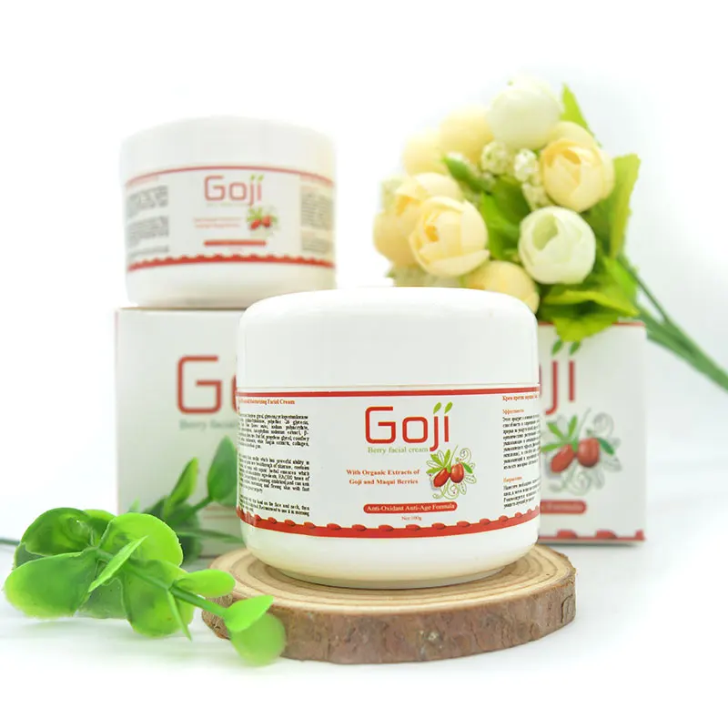 2 шт Goji ягодный крем для лица с гиалуроновой кислотой парабен Бесплатный аромат