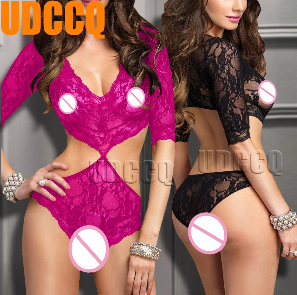 Сексуальная Женская кружевная одежда для сна женское белье Babydoll интимной