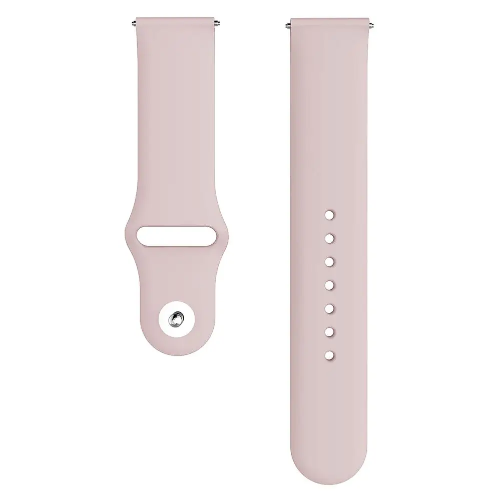 SAND PINK Универсальный ремешок для часов для NOKIA стальной HR WITHING стальной HR 40 мм samsung Galaxy Active gear S2 Garmin Vivoactive 3 Amazfit - Цвет: SAND PINK