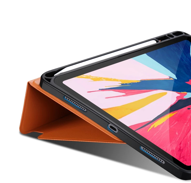 Кожаный флип-чехол X-Level для iPad Pro 11 12,9 дюймов с подставкой, Ультратонкий чехол для iPad Pro 12,9, Функция Смарт-сна