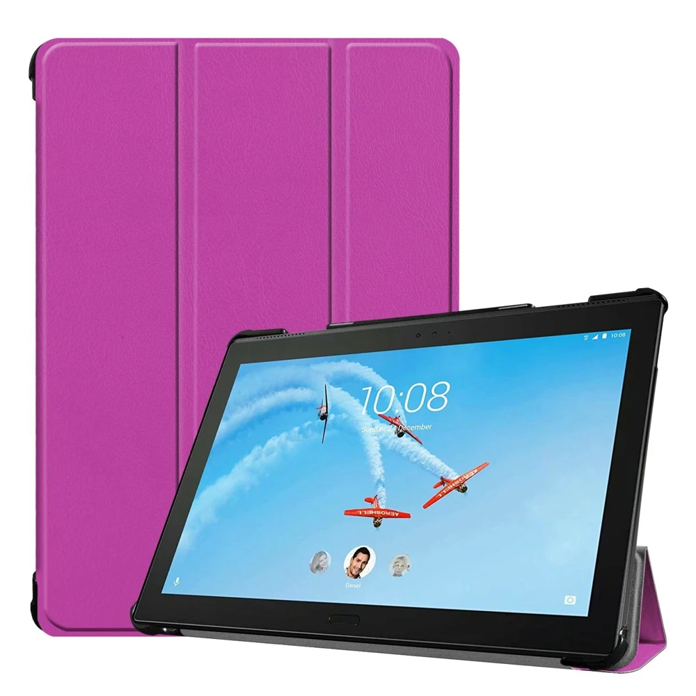 3-Folding Ultra Thin Slim Luxury Folio Stand Leather Case Sleeve Cover For Lenovo Tab P10 10.1 TB-X705F TB-X705M TB-X705N 10.1&quot |