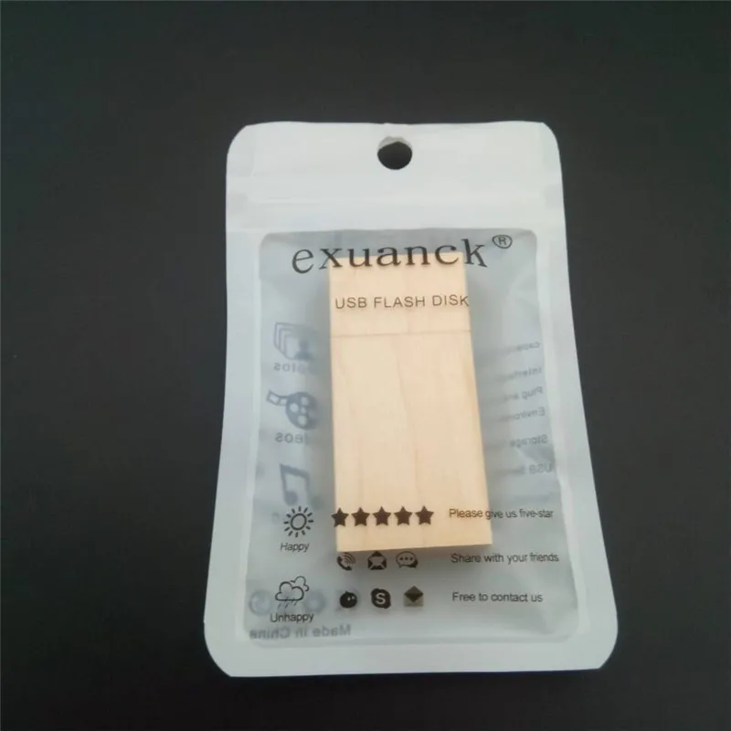 Новый Кленовый usb-накопитель exuanck с деревянной коробкой usb 2 0 на заказ 4 ГБ 8 16 32