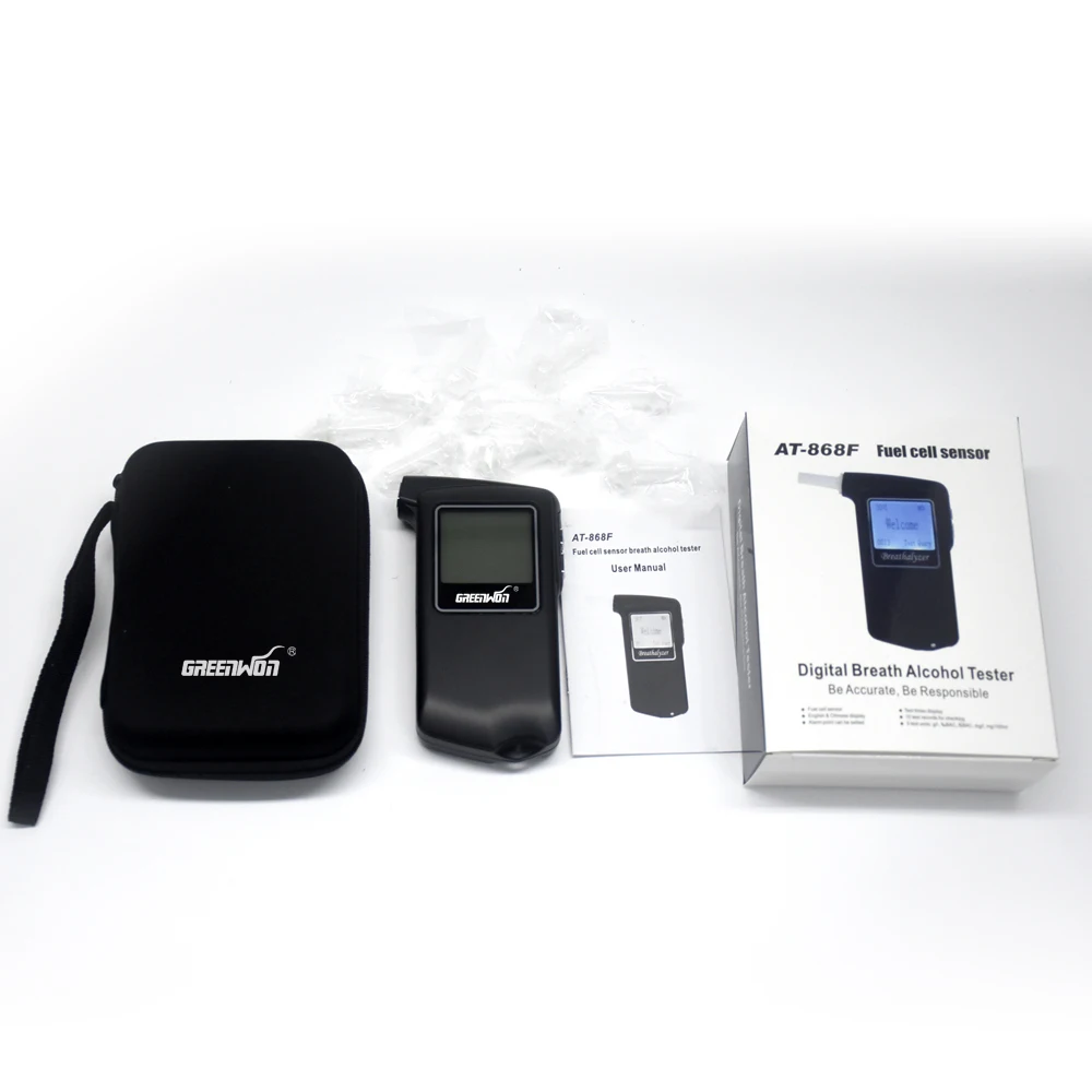 Новый портативный полиция Алкотестер Анализатор детектор цифровой ЖК дисплей