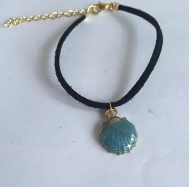 sl 0146 2018 velvet black retro alloy shell bracelet fashion jewelry Bohemian style beach skirt most beautiful gift | Украшения и